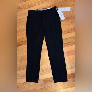 Calvin Klein Slim Fit Stretch Wool Blend Black Dress Pants 32W x 30L
